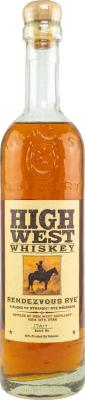High West Rendezvous Rye Batch 19K15 46% 750ml