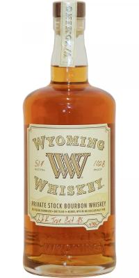 Wyoming Whisky Private Stock Bourbon Whisky Charred American Oak 4745 Loch & K e y Society 51.4% 750ml