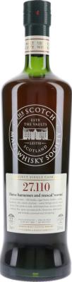 Springbank 1992 SMWS 27.110 Horse harnesses and mescal worms 1st Fill Ex-Sherry Hogshead 52.6% 700ml