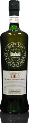 Connemara 1991 SMWS 118.3 Self-assured buxom and rewarding 2nd Fill Ex-Bourbon Barrel 57.9% 700ml