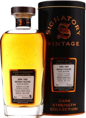 Isle of Jura 1989 SV Cask Strength Collection Bourbon Barrels 30739 & 30740 57.6% 700ml