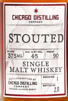 Chicago Distilling Stouted Stout casks Batch 1 45% 375ml
