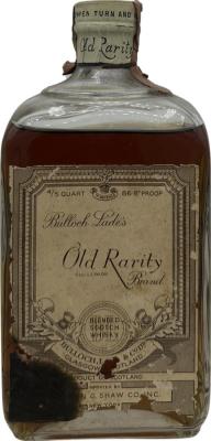 Bulloch Lade's Old Rarity Brand Munson B. Shaw Co. Inc. New York 43.4% 750ml