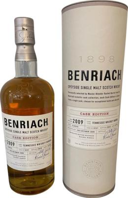 BenRiach 2009 Cask Edition Tennessee Whisky Barrel 57.9% 750ml