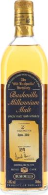 Bushmills 1975 Millennium Malt Cask no.315 Selected for Raymond J. Ritchie 43% 700ml