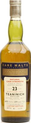 Teaninich 1972 Rare Malts Selection 129.9 proof 64.95% 750ml