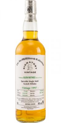 Glenrothes 1997 SV The Un-Chillfiltered Collection 4826 + 4827 46% 700ml