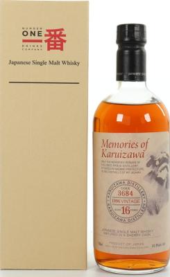 Karuizawa 1996 Memories of Karuizawa Sherry Cask #3684 61.8% 700ml