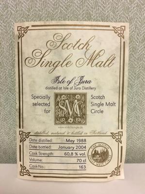 Isle of Jura 1988 MC 163 60.8% 700ml