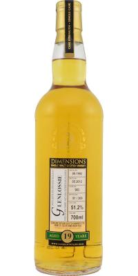 Glenlossie 1992 DT Dimensions Oak Cask #983 51.2% 700ml