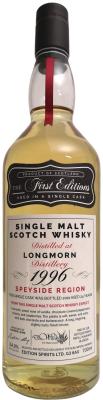 Longmorn 1996 ED Refill Hogshead deinwhisky.de 54.9% 700ml