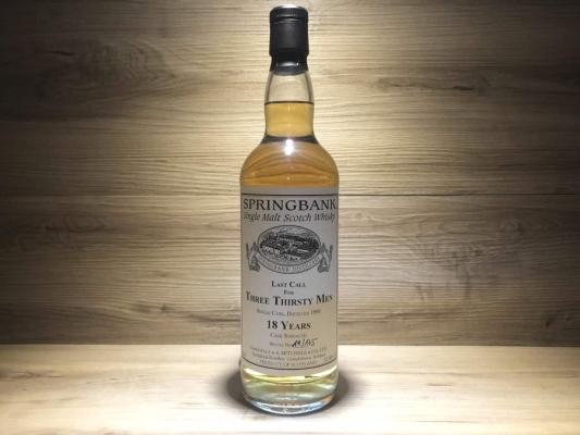 Springbank 1995 Private Bottling Three Thirsty Men Fresh Sherry 52.4% 700ml