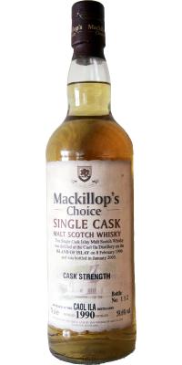 Caol Ila 1990 McC Single Cask Cask Strength 58.6% 700ml