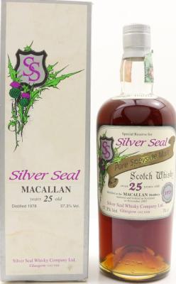 Macallan 1978 SS Single Barrel 57.3% 700ml