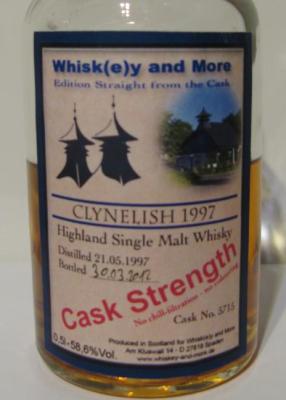 Clynelish 1997 WaM Edition Straight from the Cask 5715 58.6% 500ml