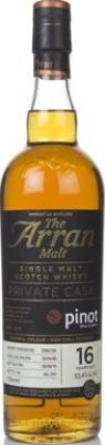 Arran 2000 Private Cask Sherry Hogshead 2000/294 Pinot Wine & Spirits 53.4% 700ml