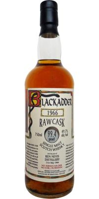 Ben Nevis 1966 BA Raw Cask Hogshead 3664 imported by Heartland Wine & Spirits Springboro Ohio 49.7% 750ml