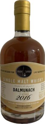 Dalmunach 2016 TCaH Tasting Exclusive Exclusive Release for Simple Sample Tasting 56.8% 500ml