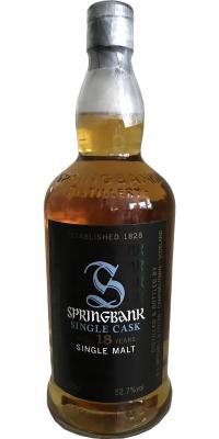 Springbank 1996 Door Gods 2nd Edition Fresh Sherry 12/405 China Single Malt Club 52.7% 700ml