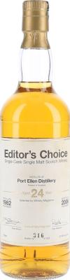 Port Ellen 1982 DL Whisky Magazine Editor's Choice Sherry Cask 57.6% 750ml