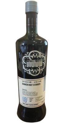 Auchentoshan 2003 SMWS 5.89 Shaken not stirred 1st Fill Ex-Bourbon Barrel The Scotch Malt Whisky Society 57% 750ml