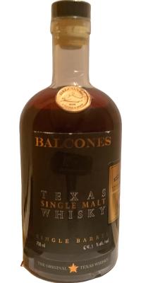 Balcones Texas Single Malt Whisky Single Barrel #16003 K&L Wine Merchant 64.1% 750ml