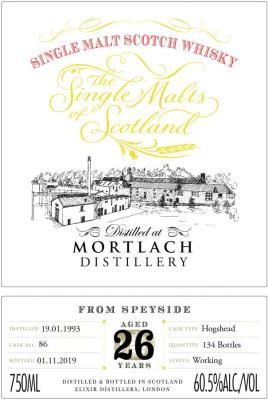 Mortlach 26yo ElD #86 60.5% 750ml