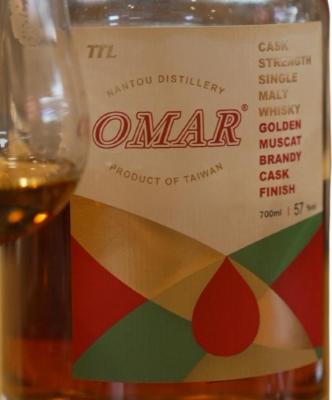 Nantou Omar Golden Muscat Brandy Cask Finish Golden Muscat Brandy 57% 700ml