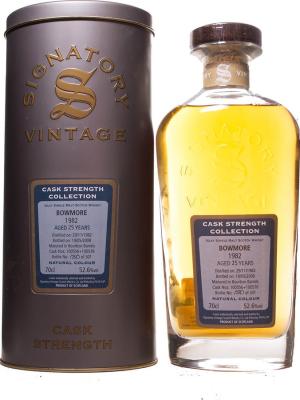 Bowmore 1982 SV Cask Strength Collection Bourbon Barrel 100556 + 100576 52.6% 700ml