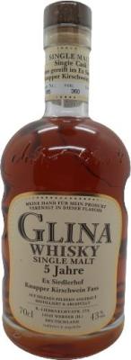 Glina Whisky 5yo Ex-Siedlerhof Knupper Kirschwein Fass Knupper Kirschwein Fass 070 01 43% 700ml