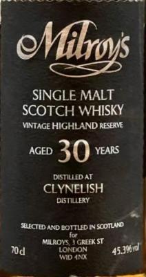 Clynelish 1993 Soh Vintage Reserve 45.3% 700ml