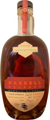 Barrell Bourbon 14yo Single Barrel Charred American White Oak Barrel G630 The Dark Spirits Society 54.32% 750ml