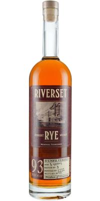 Riverset 3yo Straight Rye Whisky 46.5% 750ml