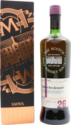 Linkwood 1990 SMWS 39.142 Who's for dessert? 26yo Refill Ex-Bourbon Hogshead 50.3% 700ml