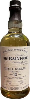Balvenie 12yo Single Barrel 1st Fill Ex-Bourbon 47.8% 700ml