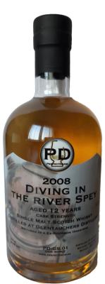 Glentauchers 2008 PDnl Diving In The River Spey PD:GS.01 Ex-Bourbon Hogshead #800677 58.3% 700ml