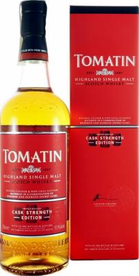 Tomatin Cask Strength Edition Limited Release Bourbon Barrels & Oloroso Sherry Casks 57.5% 700ml
