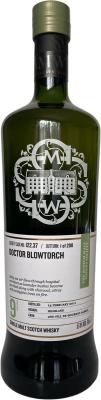 Croftengea 2011 SMWS 122.37 Doctor blowtorch 2nd Fill Ex-Bourbon Barrel 57.4% 700ml