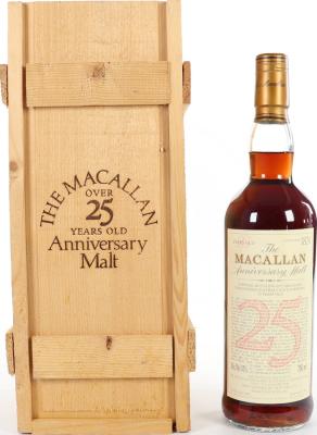 Macallan 25yo The Anniversary Malt Sherry Giovinetti 43% 750ml