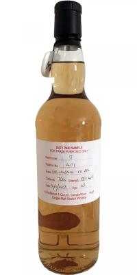 Springbank 2007 Duty Paid Sample For Trade Purposes Only Fresh Bourbon Barrel Rotation 401 59.4% 700ml