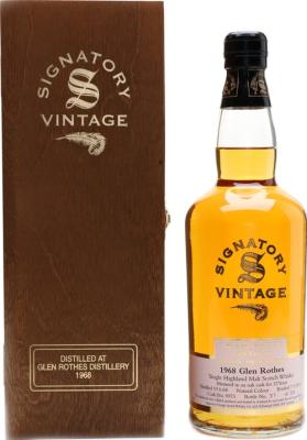 Glenrothes 1968 SV Rare Reserve Oak Cask #9973 50.5% 700ml