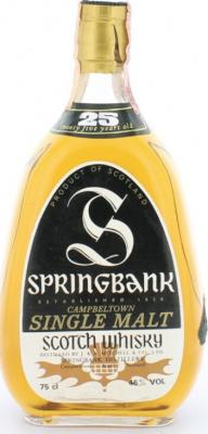 Springbank 25yo Pear Shape bottle 46% 750ml