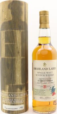 Auchentoshan 1992 BRI Highland Laird Bourbon Hogshead 52.1% 700ml