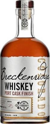 Breckenridge 3yo Port Cask Finish Charred New American Oak 45% 750ml