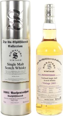 Auchentoshan 2001 SV The Un-Chillfiltered Collection Cask Strength Bourbon Barrel #800114 58.2% 700ml