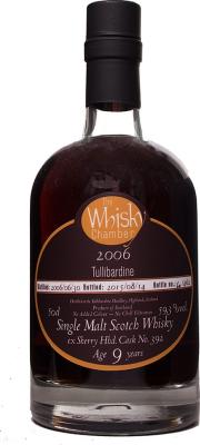 Tullibardine 2006 WCh Sherry Hogshead #392 59.3% 500ml