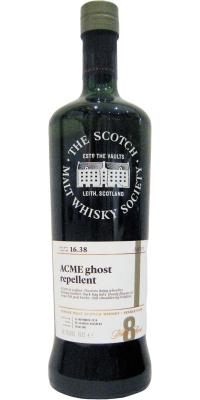 Glenturret 2010 SMWS 16.38 ACME ghost repellent Re-charred Hogshead 59.3% 700ml