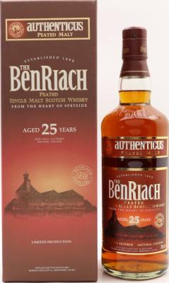 BenRiach 25yo Authenticus 46% 700ml