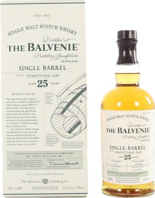 Balvenie 25yo Single Barrel Traditional Oak #177 47.8% 700ml