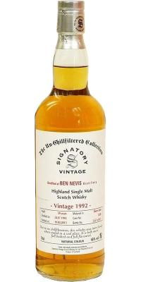 Ben Nevis 1992 SV The Un-Chillfiltered Collection Sherry Butt #2528 46% 700ml